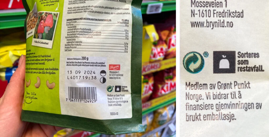Norway EPR packaging labelling photo 1