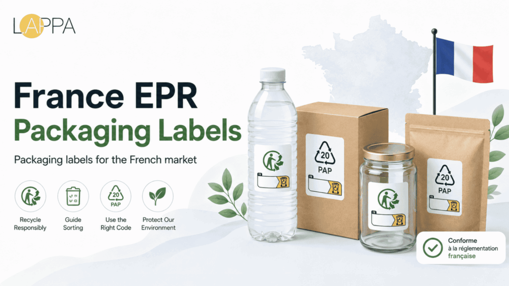 France EPR Packaging Labeling Requirements Guide 1 page