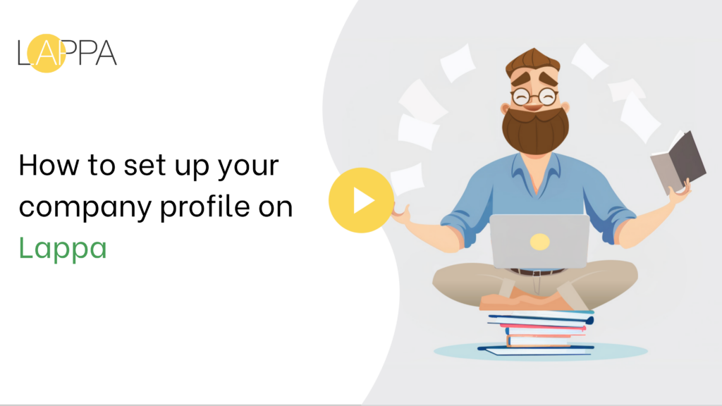 How to set up your company profile on Lappa
