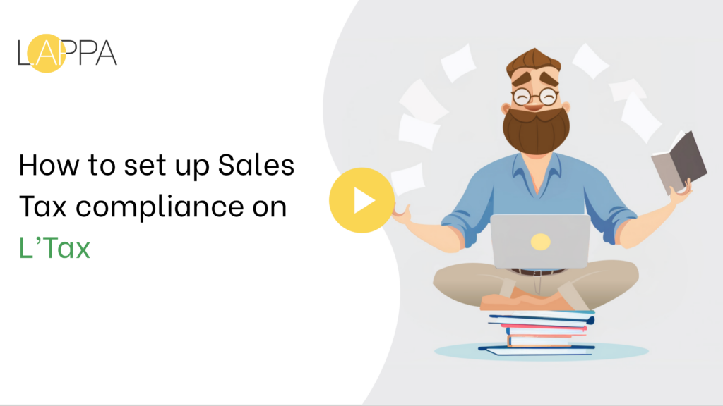 How to set up Sales Tax compliance on L’Tax