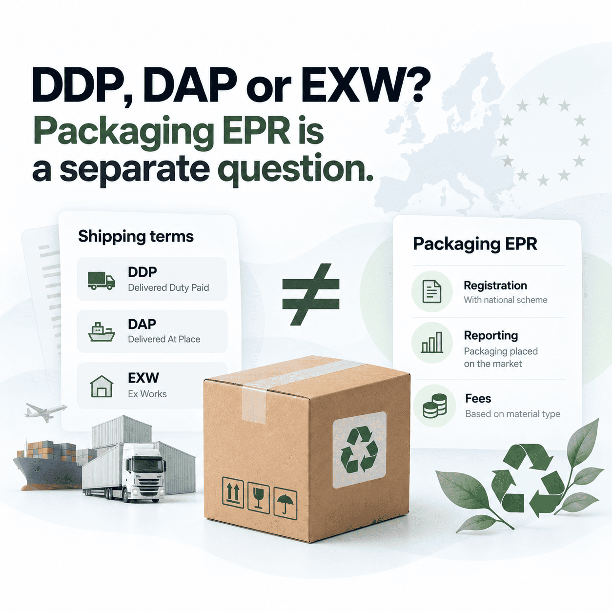 Who Is Responsible for Packaging EPR Under DDP, DAP and EXW Incoterms photo 4